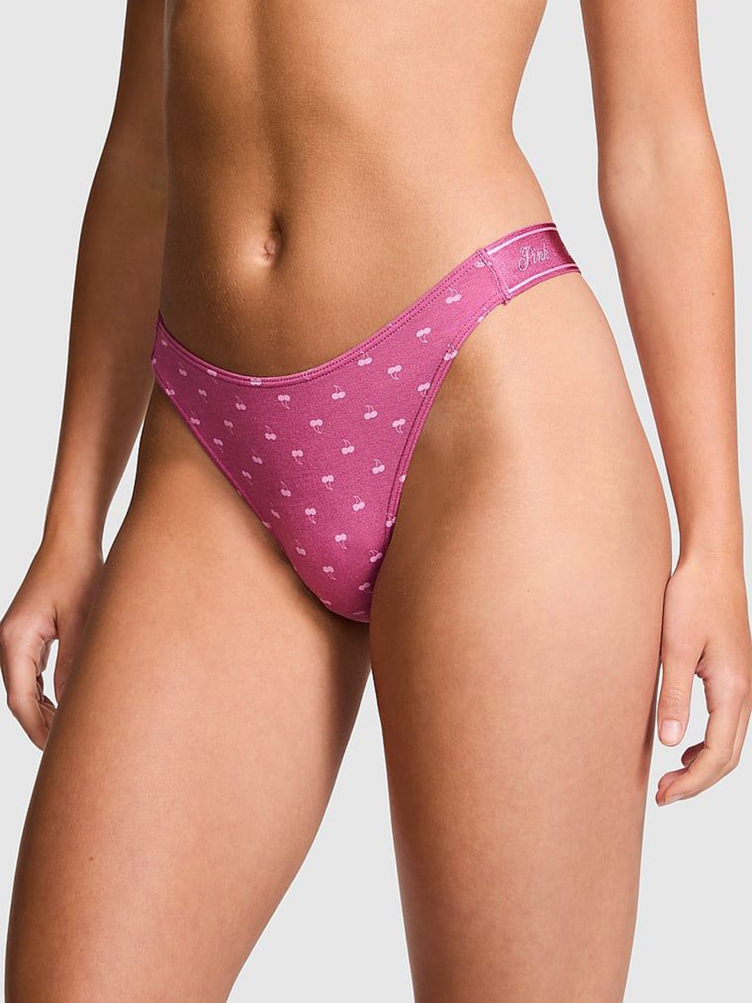 

Victoria's Secret Pink Low Rice Thong Briefs