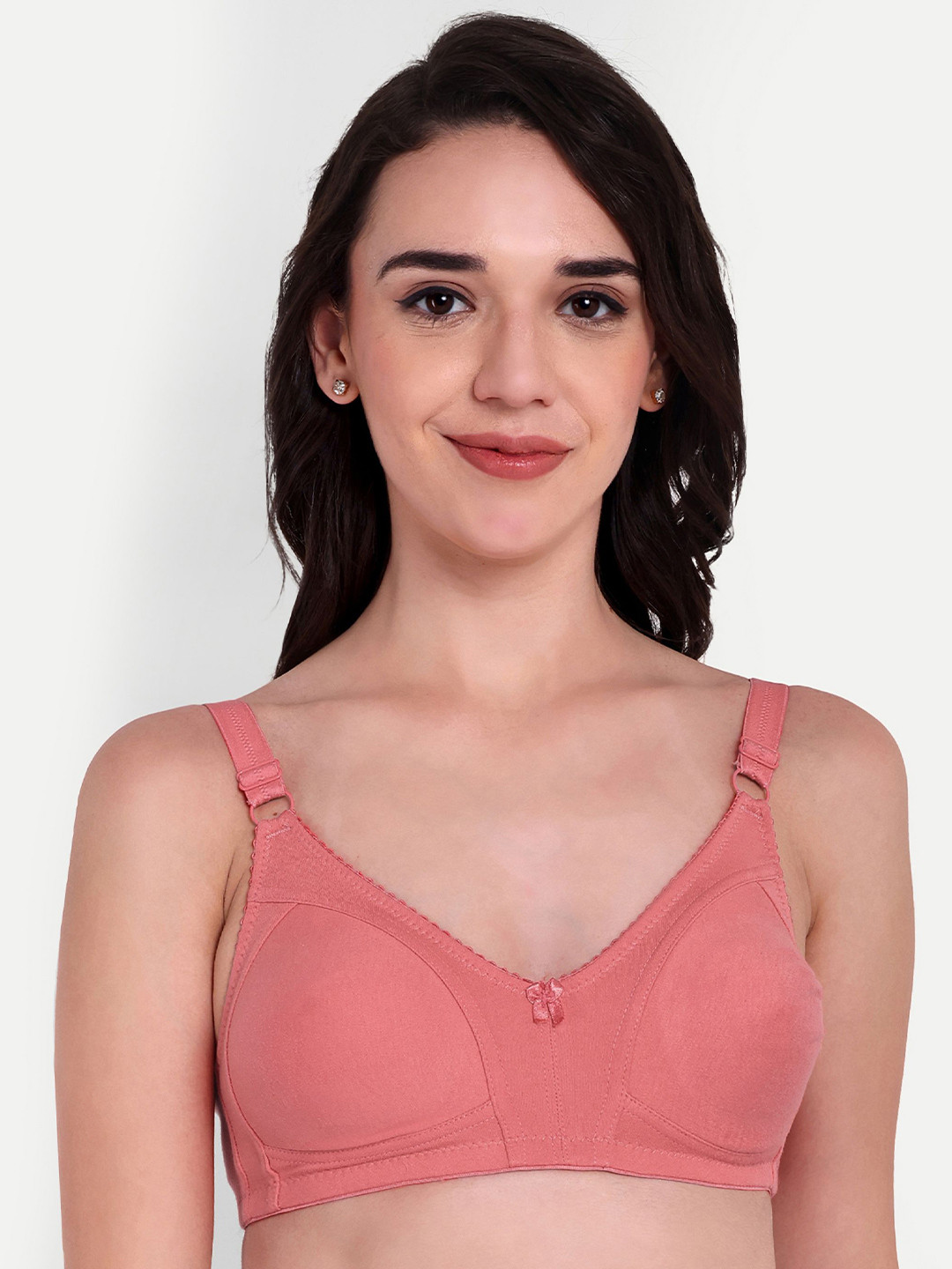 

Skin Beauty Bralette Bra Full Coverage, Peach