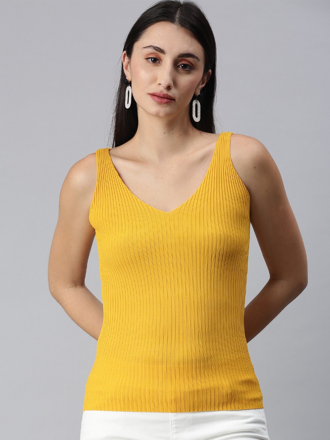 

SHECZZAR Top, Mustard