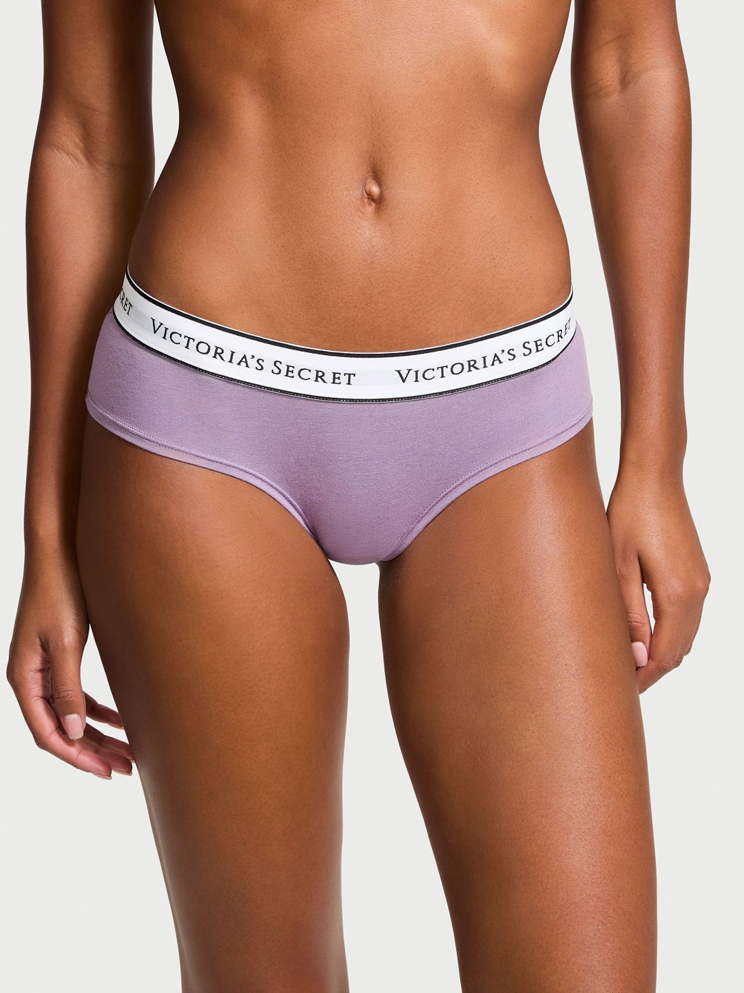 

Victoria's Secret Women Solid Low Rise Basic Briefs, Purple