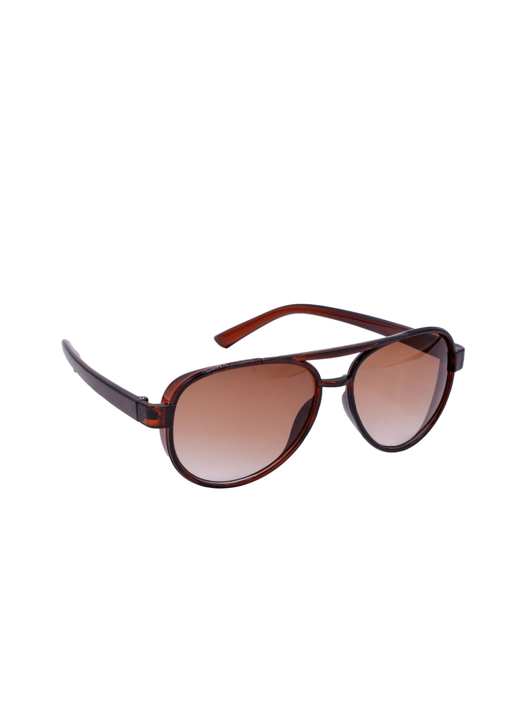 

HRINKAR Unisex Aviator Sunglasses with UV Protected Lens, Brown