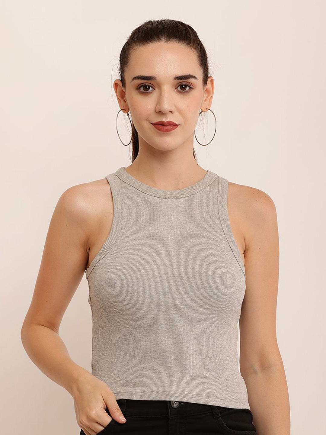 

NoBarr Cotton Tank Top, Grey