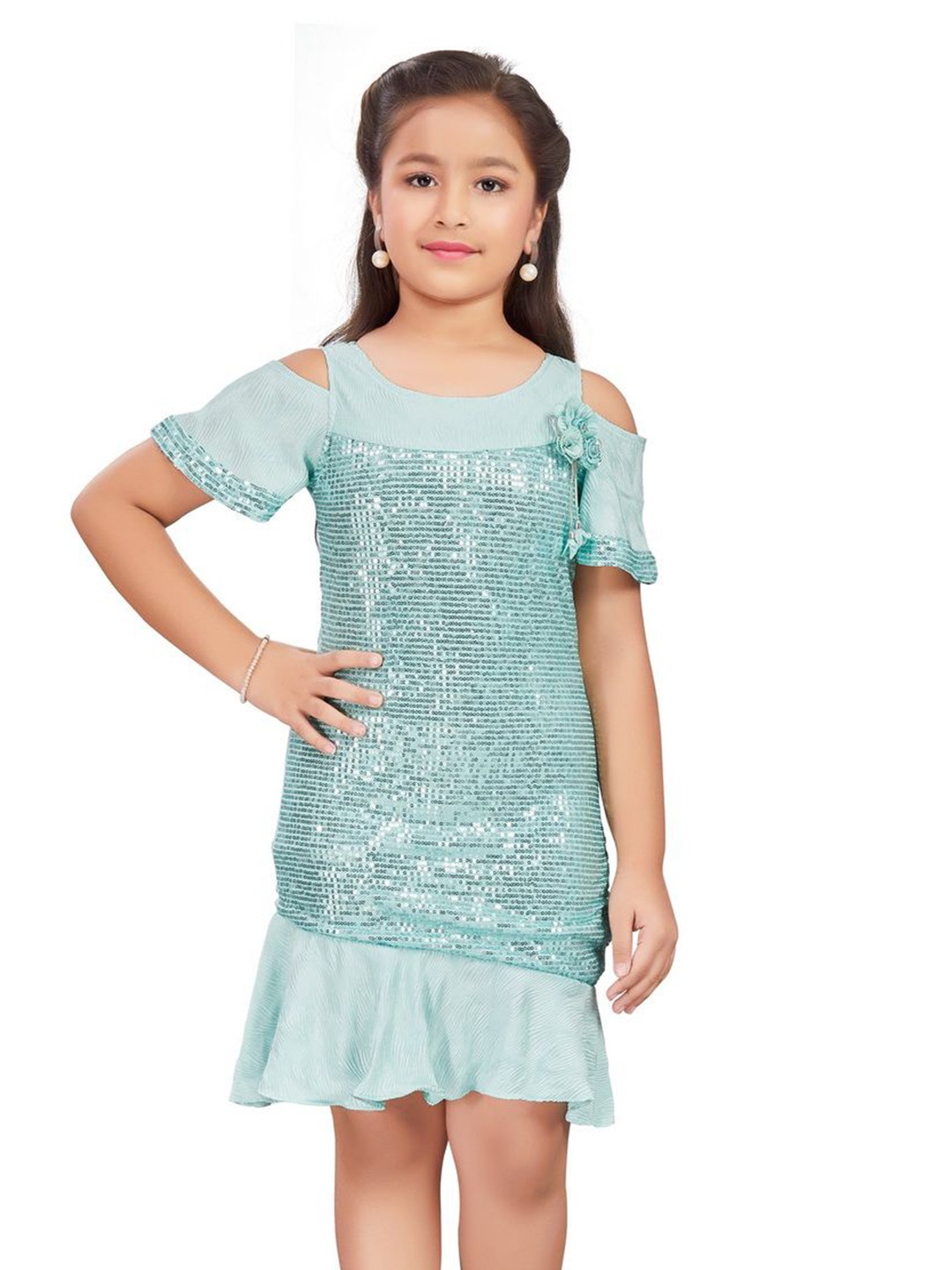 

Lei-Chie Cold-Shoulder Bodycon Dress, Green