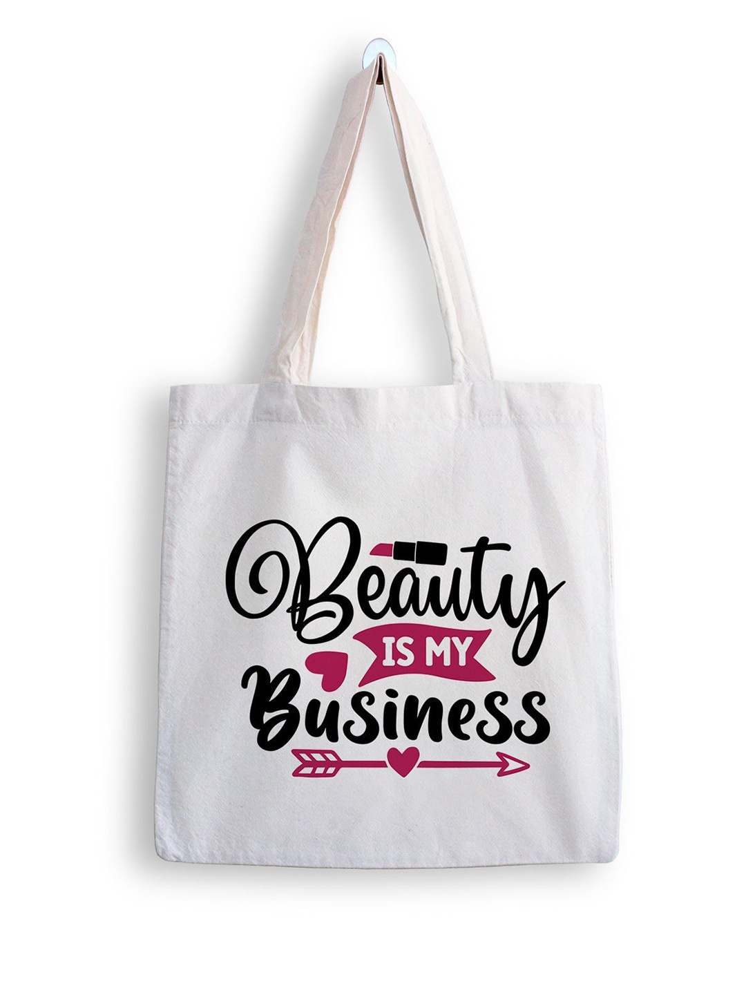 

ARTBUG Printed Shopper Tote Bag, White