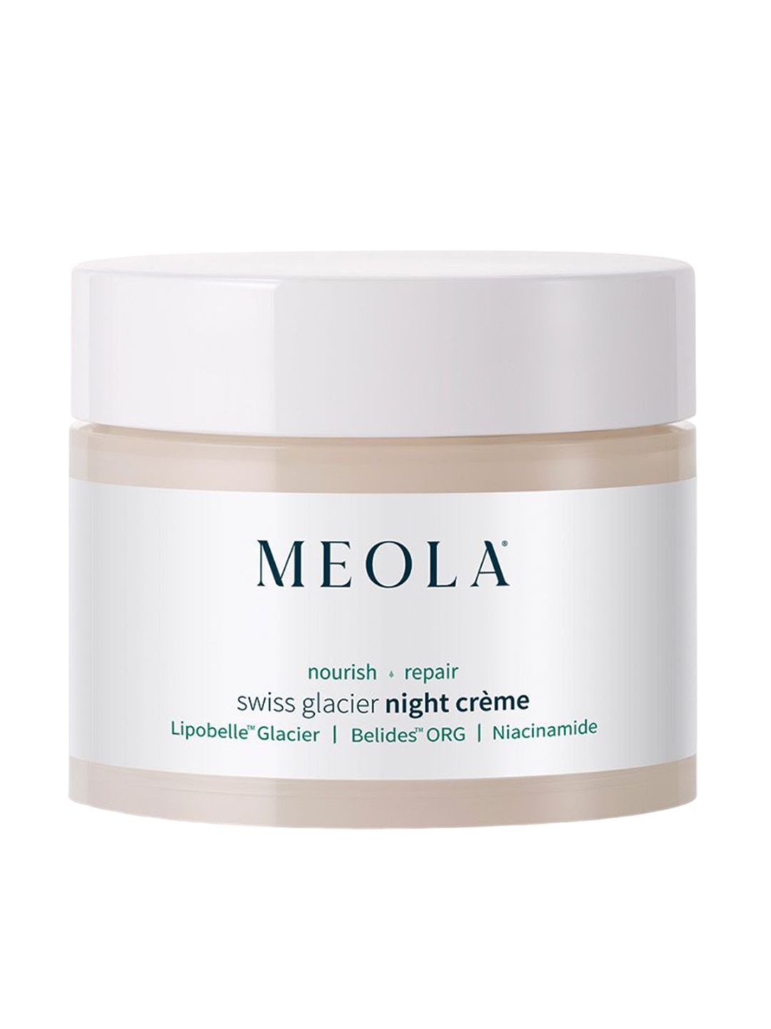 

Meola Nourish & Repair Daisy Extract Swiss Glacier Night Cream- 50g