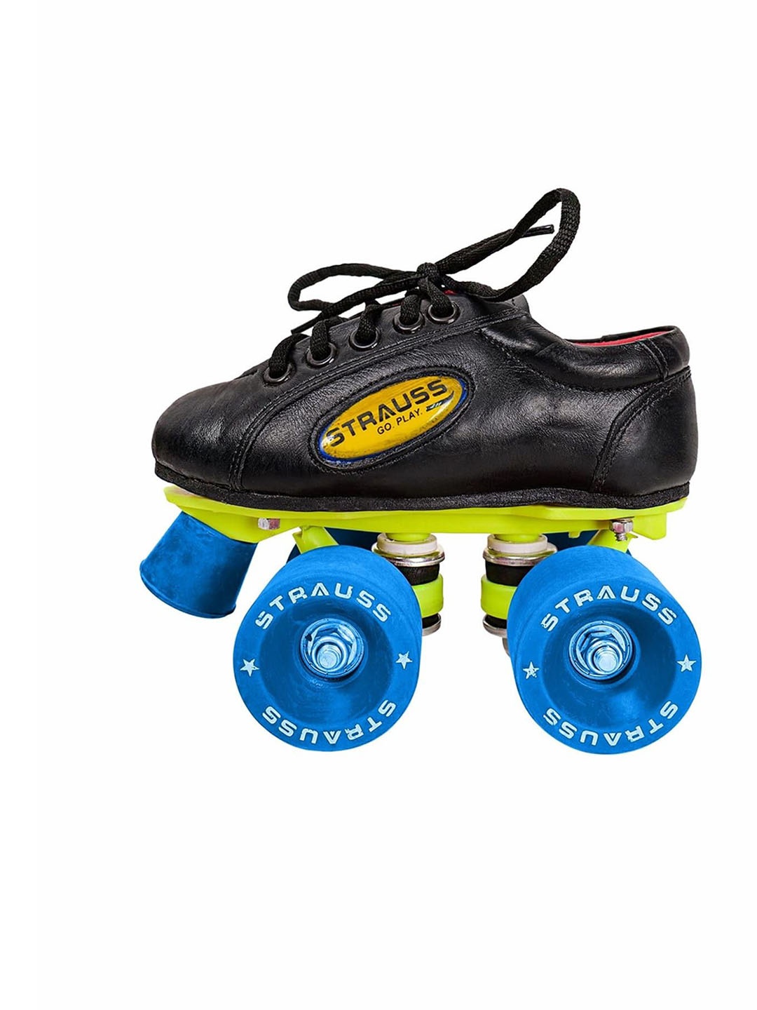 

STRAUSS Shoe Skate With Rubber Wheel, Blue