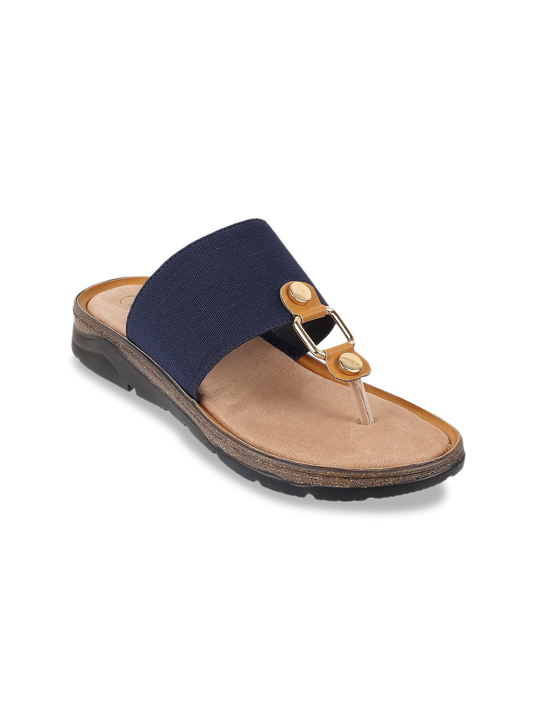 

Catwalk Women Colourblocked Open Toe Flats, Blue