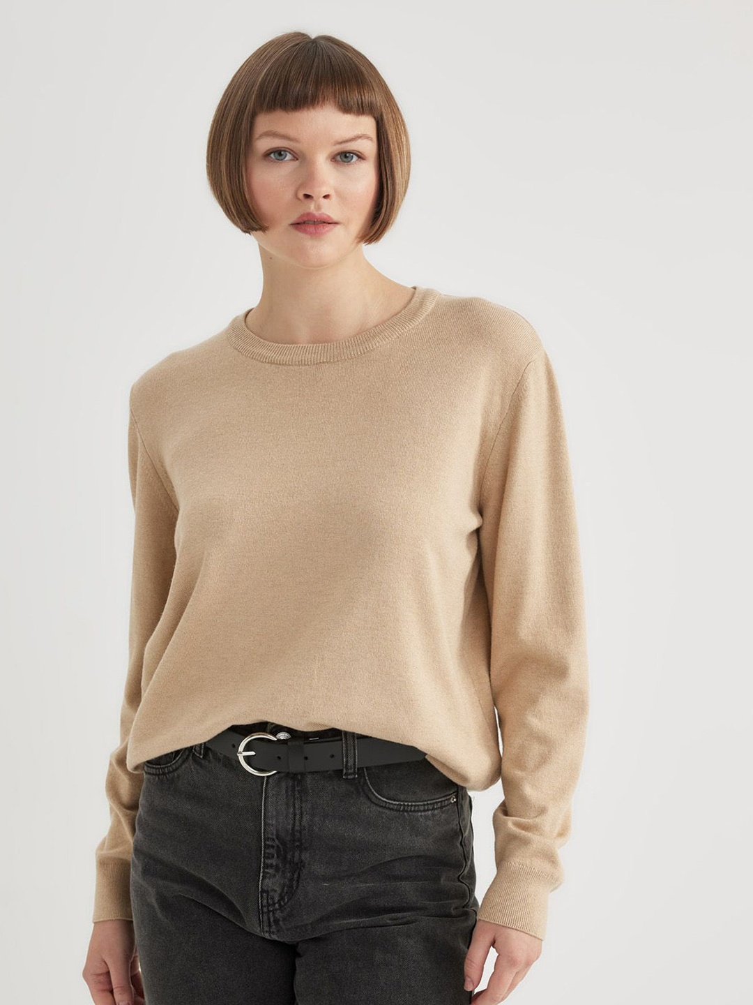 

DeFacto Women Pullover, Brown