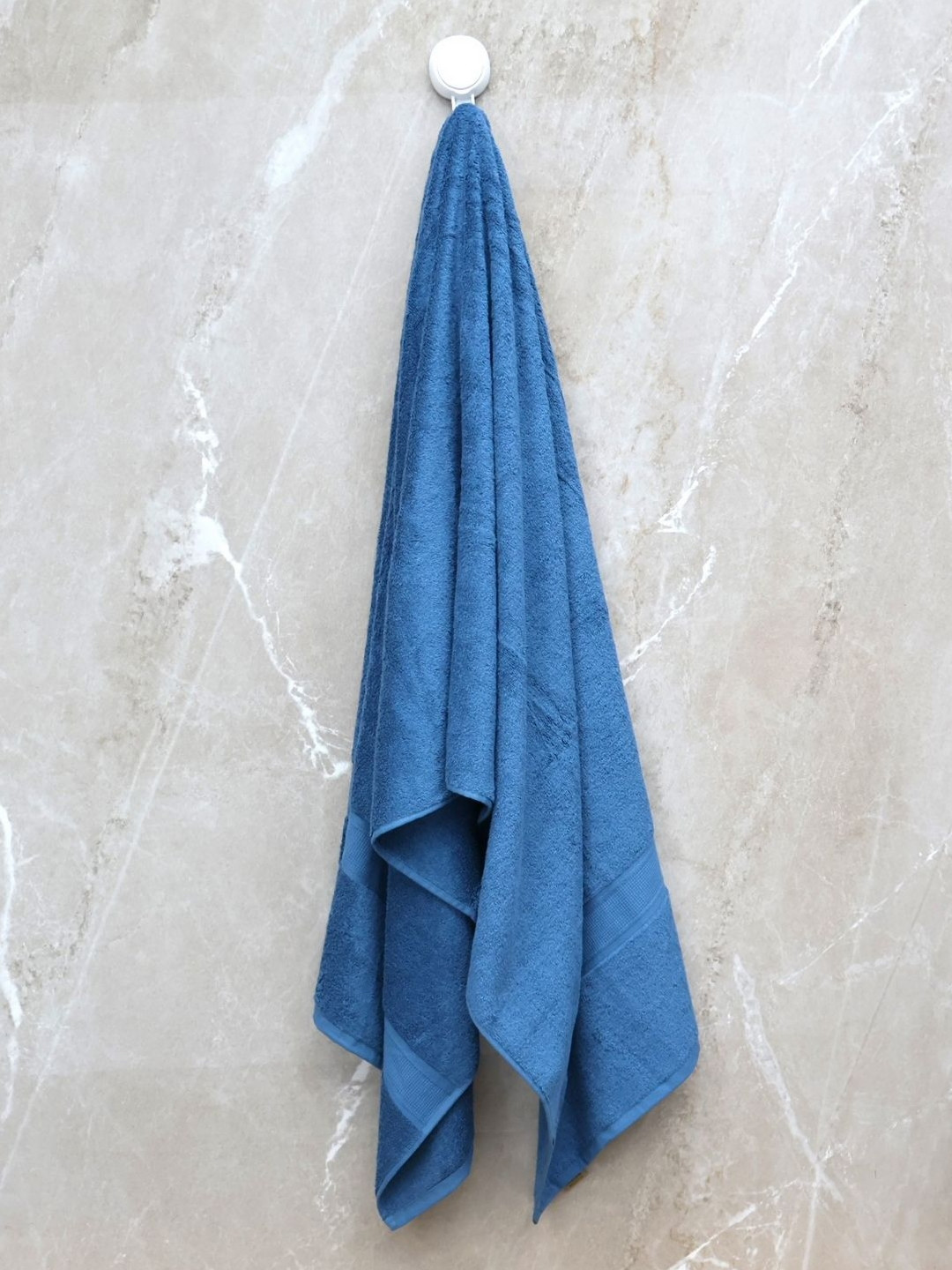 

BOMBAY DYEING Navy Blue 1 Pcs Cotton 550 GSM Bath Towel