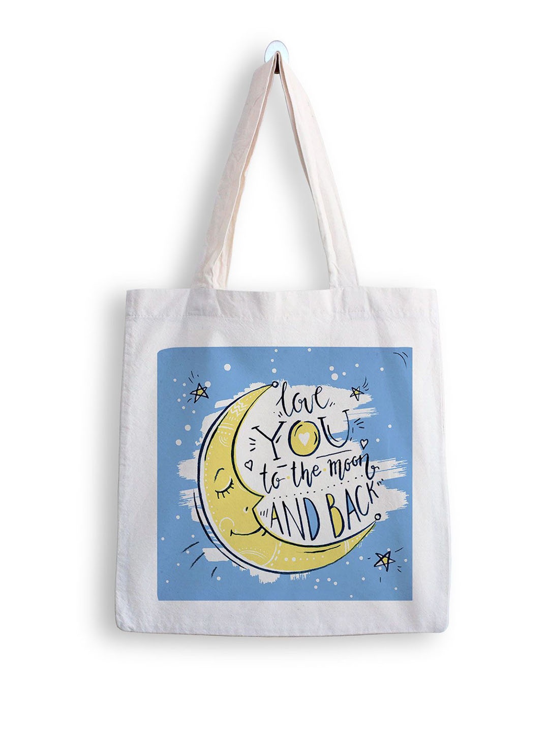 

ARTBUG Printed Structured Tote Bag, White