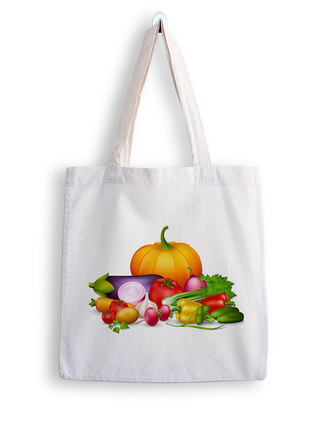 

ARTBUG Printed Bucket Tote Bag, White