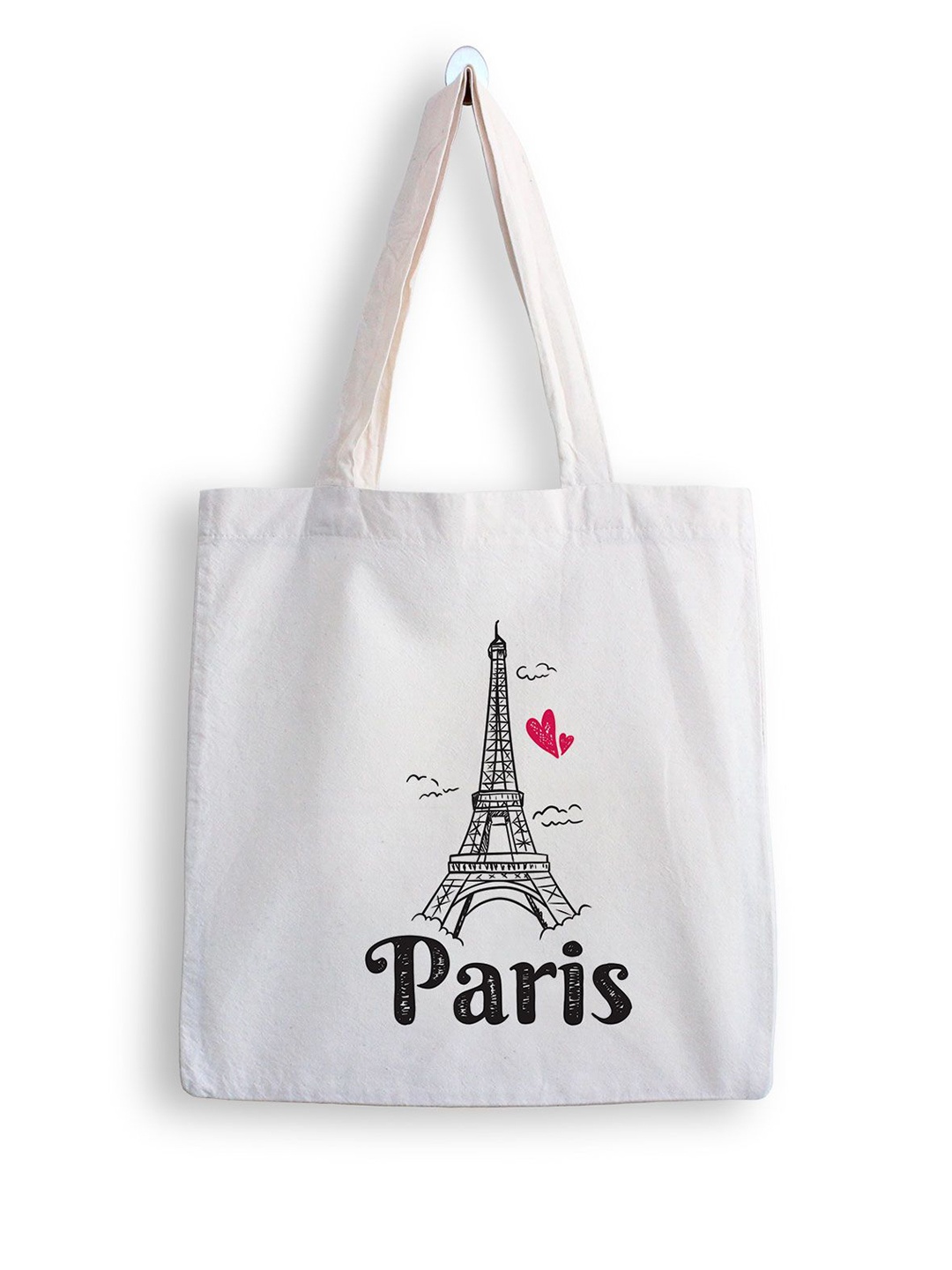 

ARTBUG Printed Shopper Tote Bag, White