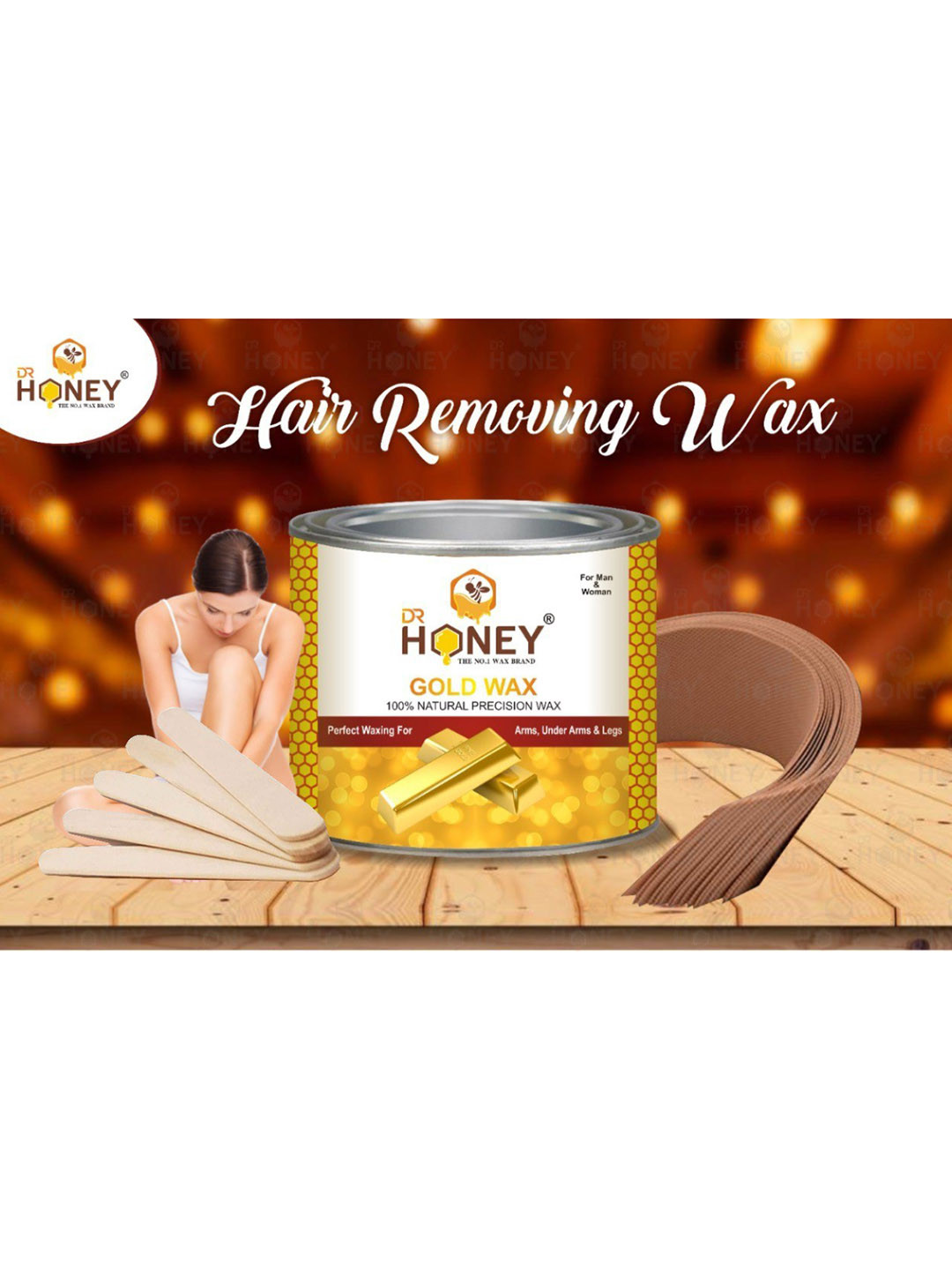 

DR HONEY 100% Natural Precision Gold Wax- 600 gm, White