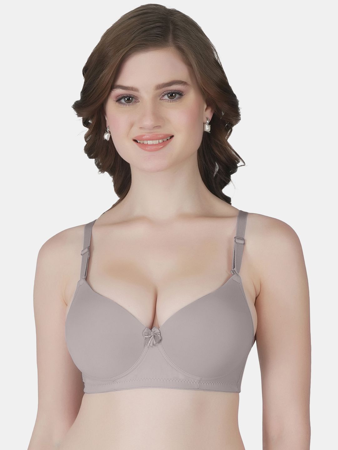 

Joomie Bra Medium Coverage Heavily Padded, Grey