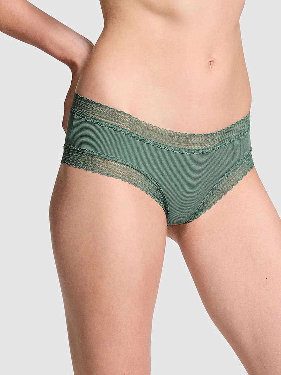 

Victoria's Secret Self Design Low Rise Basic Briefs 1124950960MY, Green