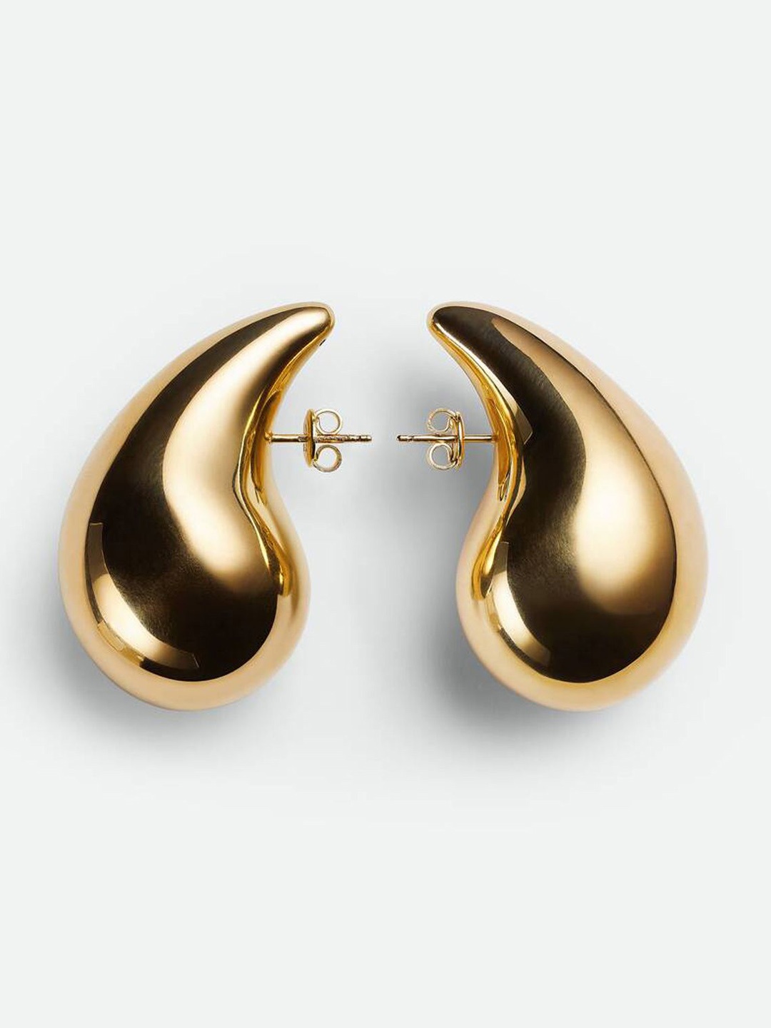 

KRENOZ Stainless Steel Teardrop Shaped Studs, Gold