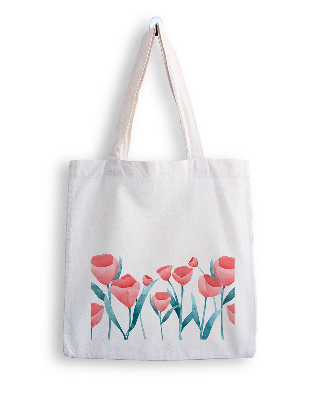 

ARTBUG Printed Shopper Tote Bag, White