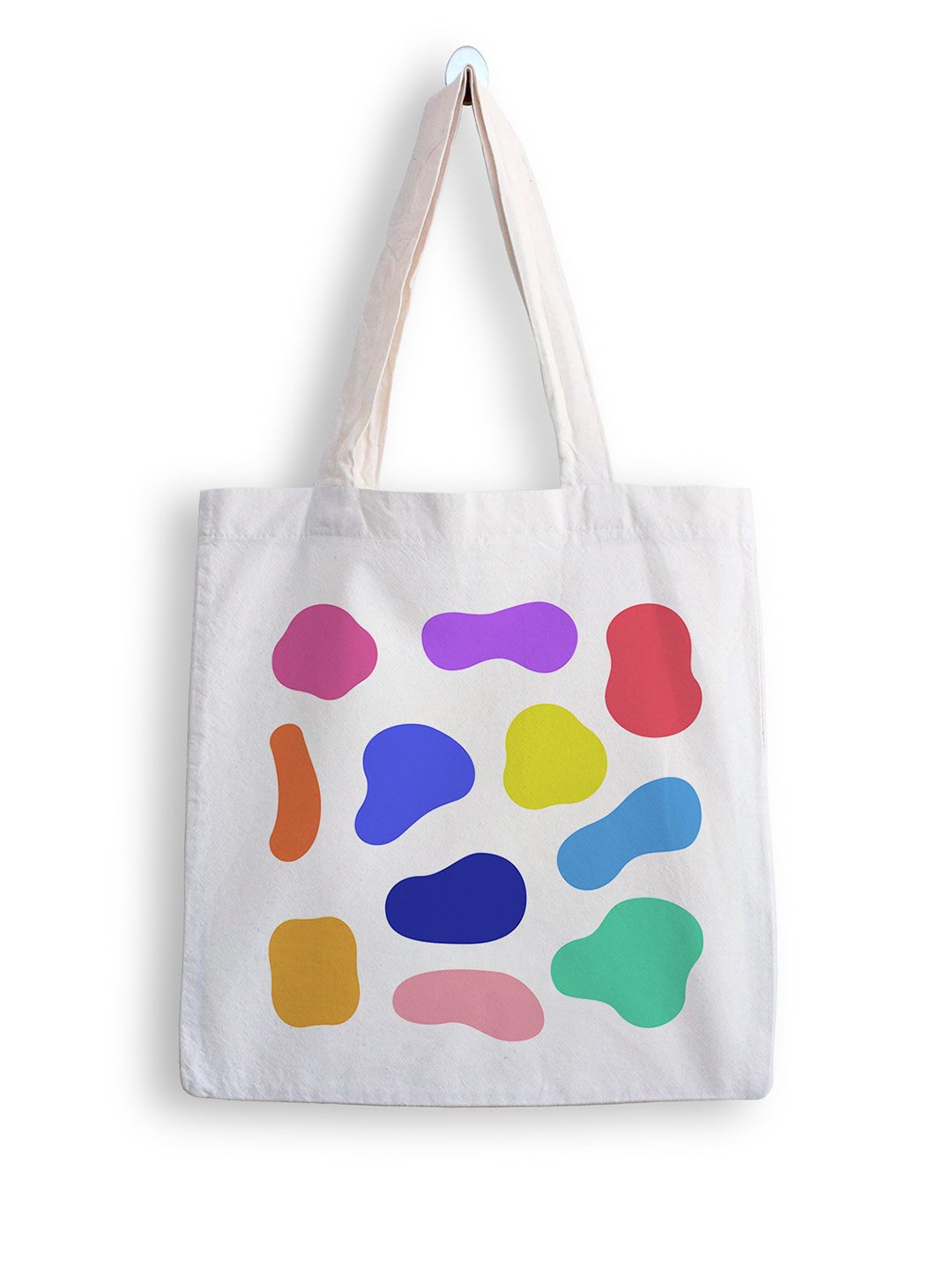 

ARTBUG Printed Shopper Tote Bag, White