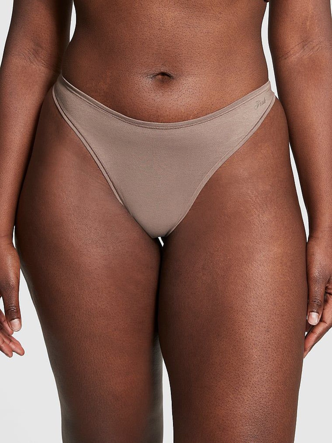 

Victoria's Secret Women Low Rise Thong Briefs, Brown