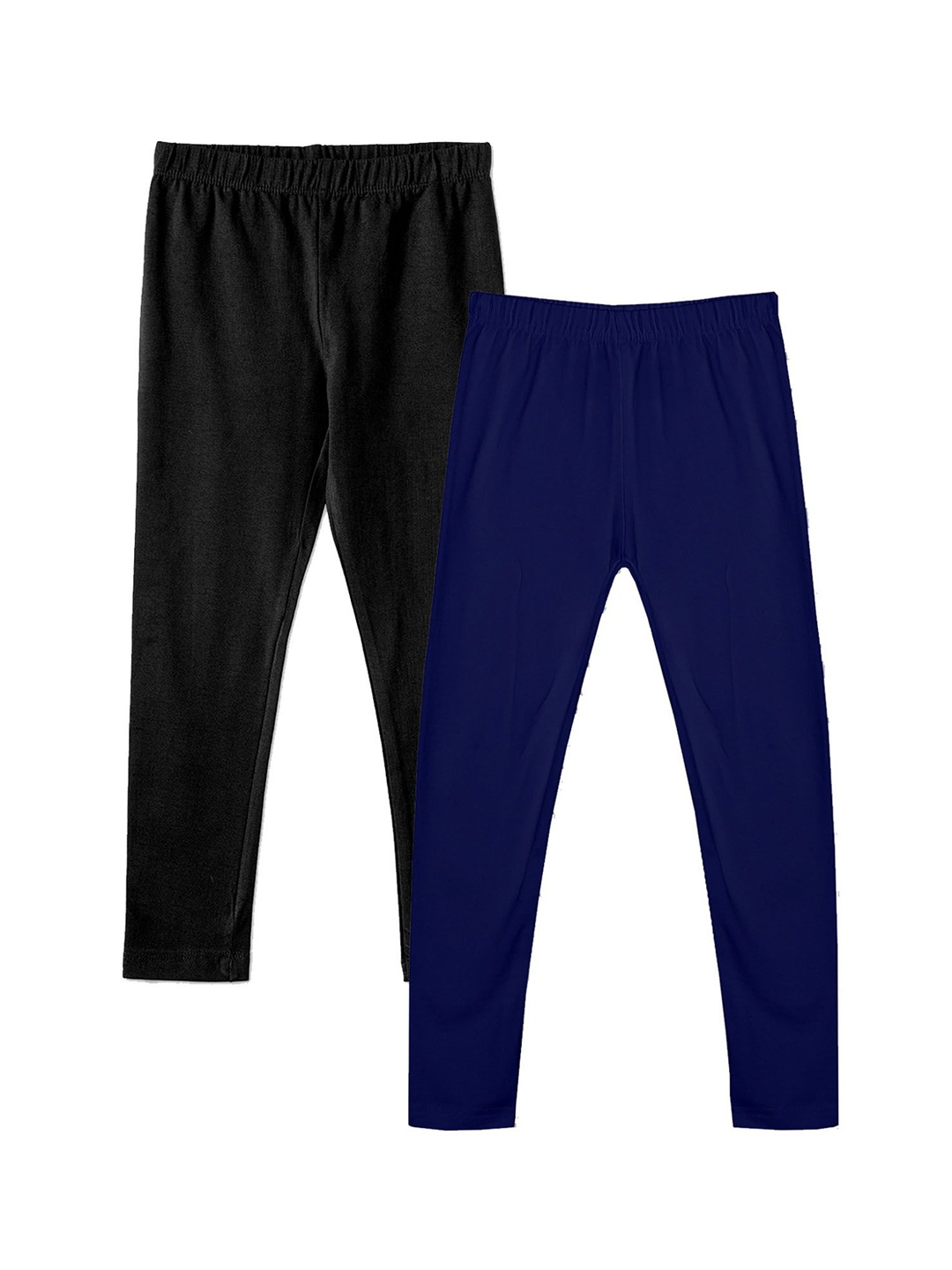 

BAESD Girls Pack Of 2 Cotton Ankle Length Leggings, Black