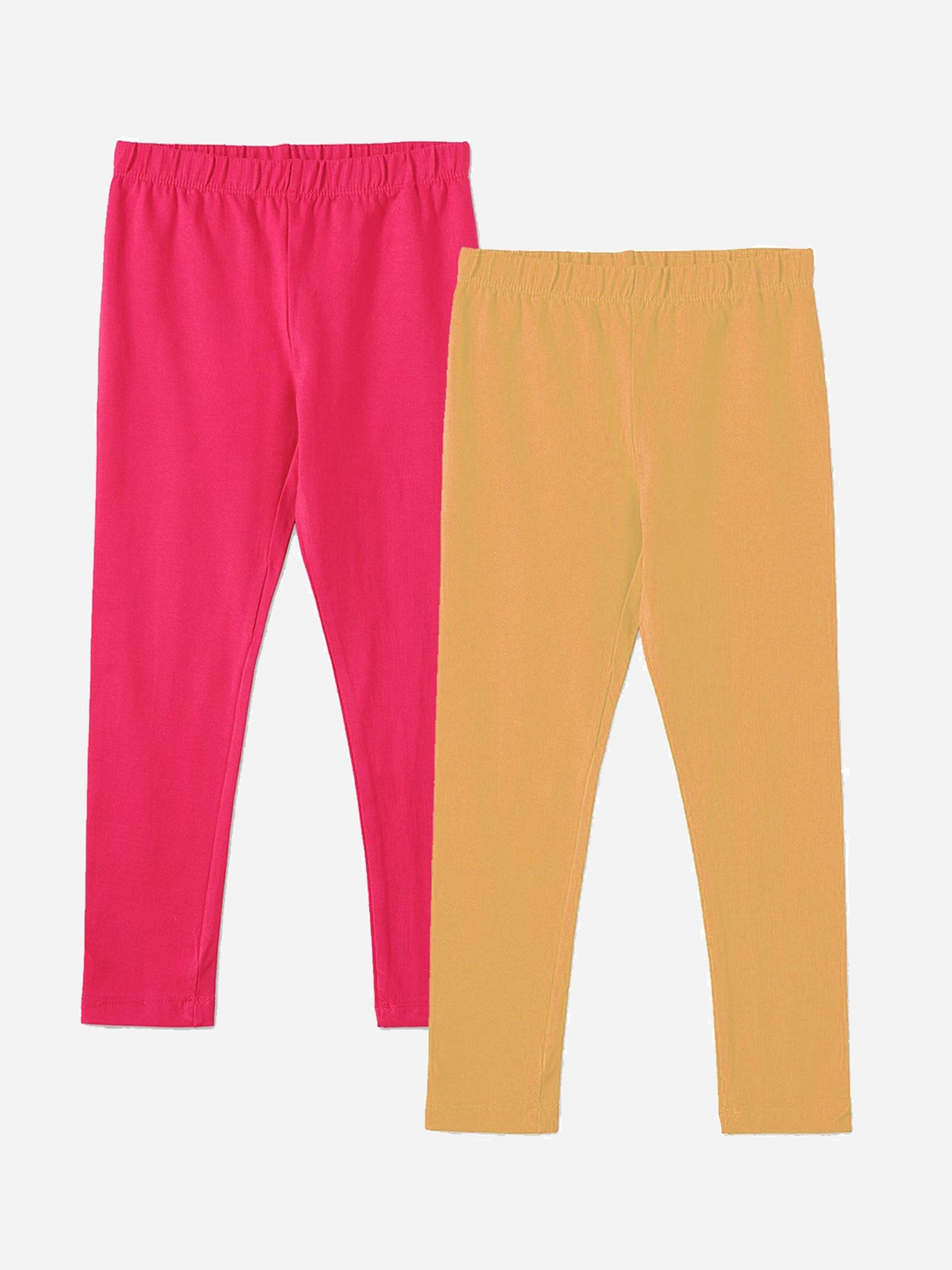 

BAESD Girls Pack Of 2 Ankle-Length Leggings, Pink