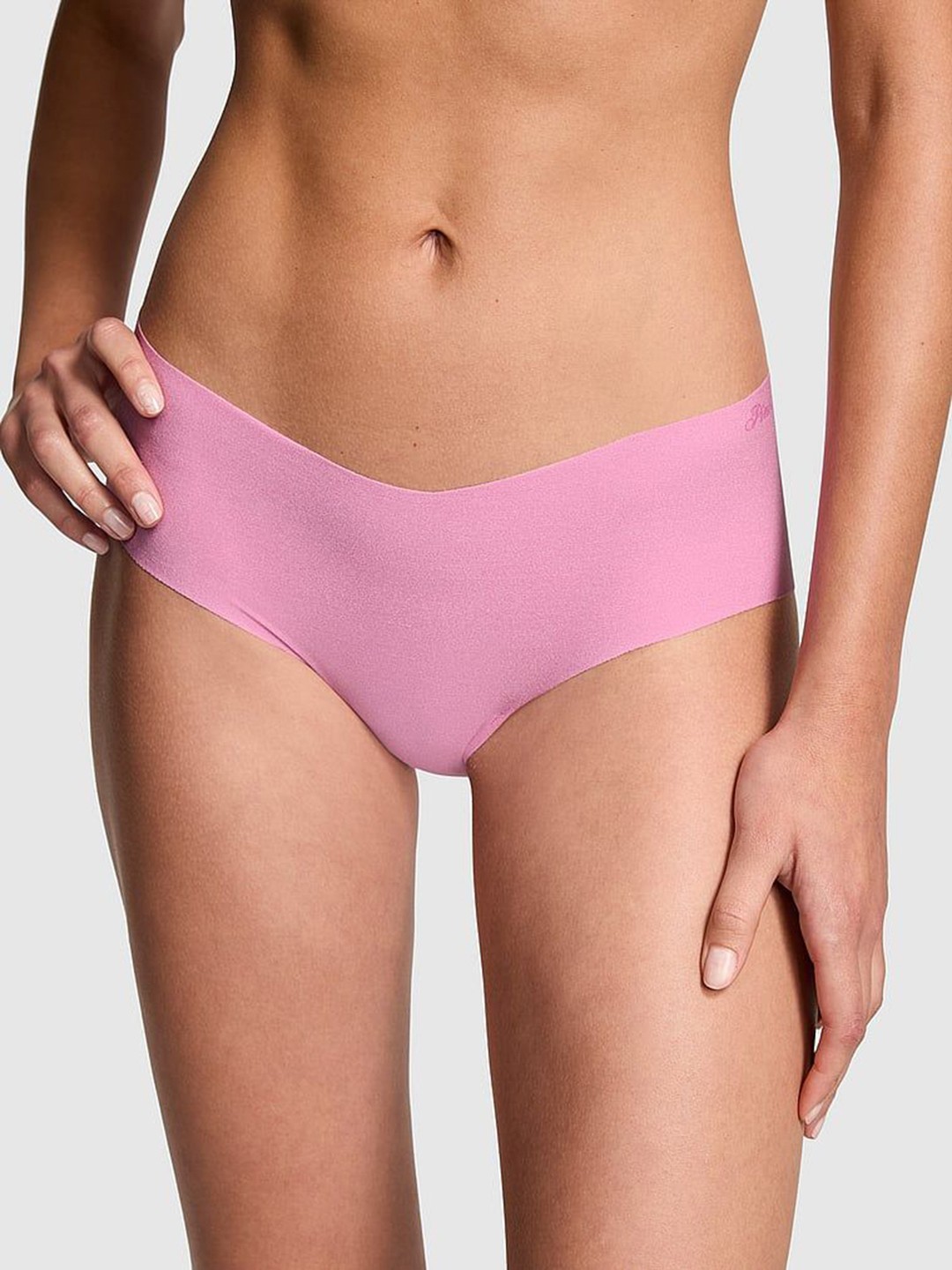 

Victoria's Secret Low Rise Pink No-Show Hiphugger Hipster Briefs1124671669IS