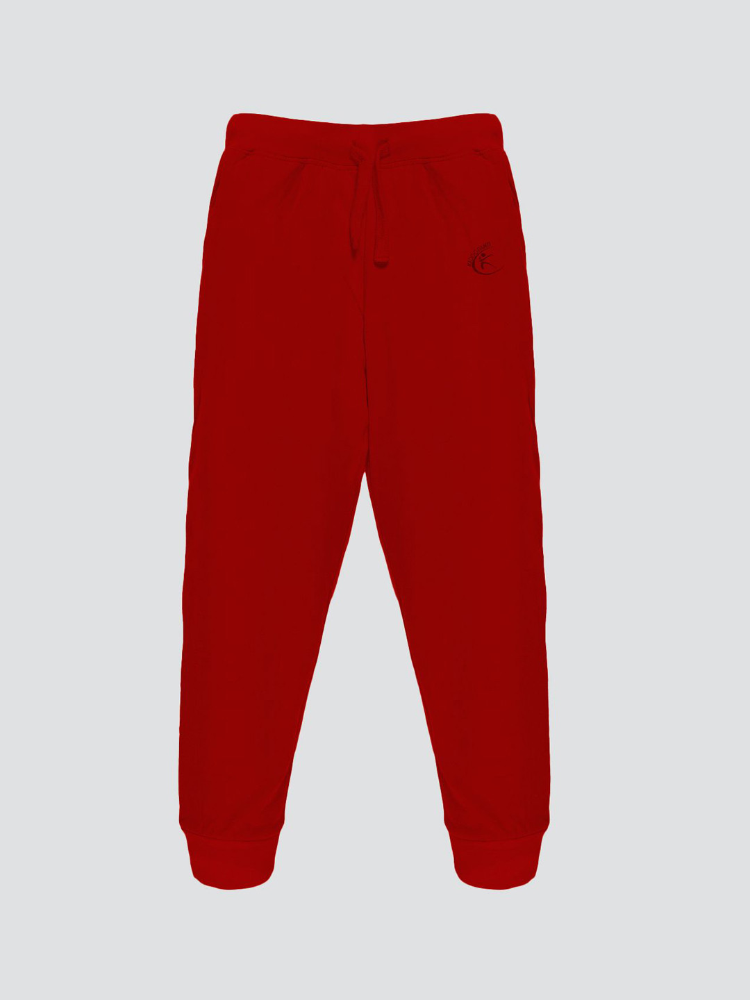 

KiddoPanti Kids Solid Mid Rise Regular Fit Joggers, Red