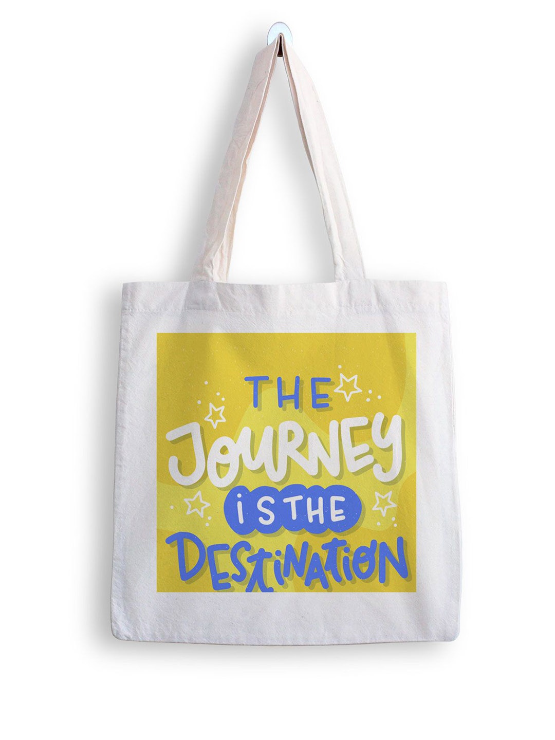 

ARTBUG Printed Shopper Tote Bag, White