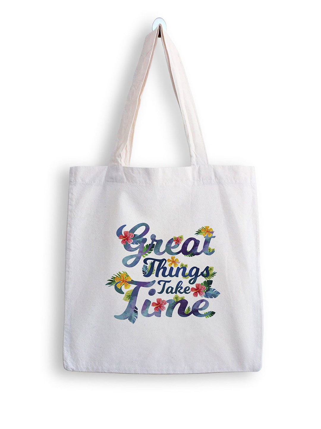 

ARTBUG Printed Shopper Tote Bag, White