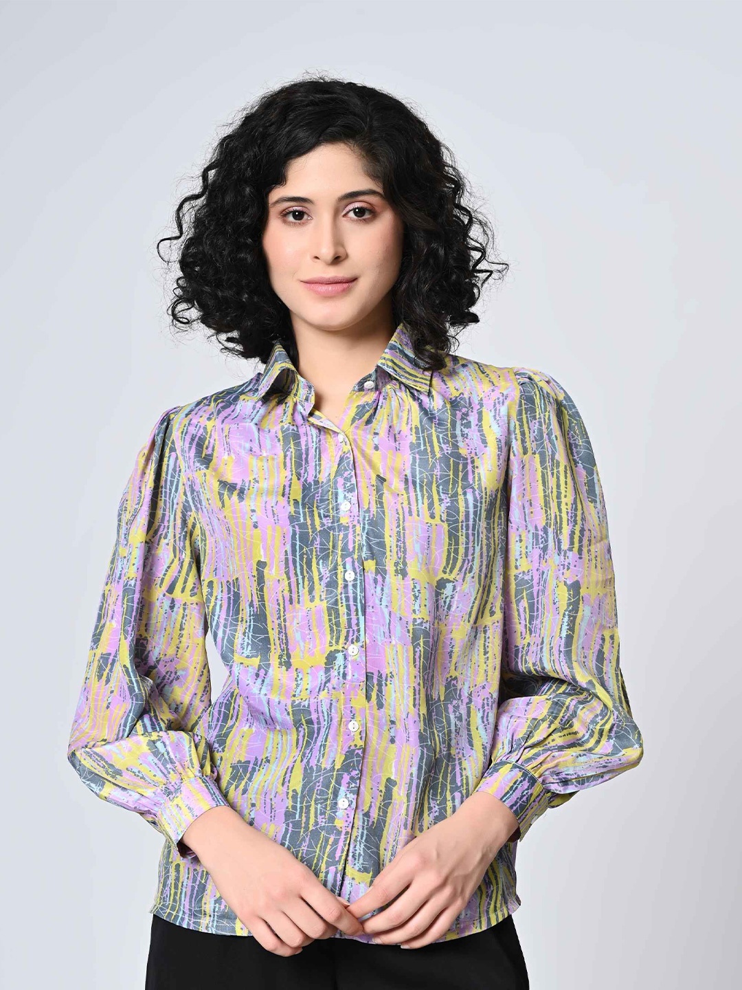 

ALL WAYS YOU Women Standard Floral Opaque Printed Casual Shirt, Multi