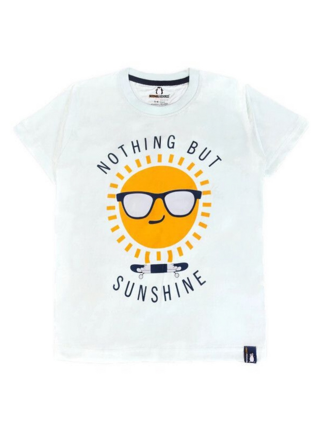 

CRAZYPENGUIN ELITE Boys Typography Printed Round Neck Cotton T-Shirt, Green
