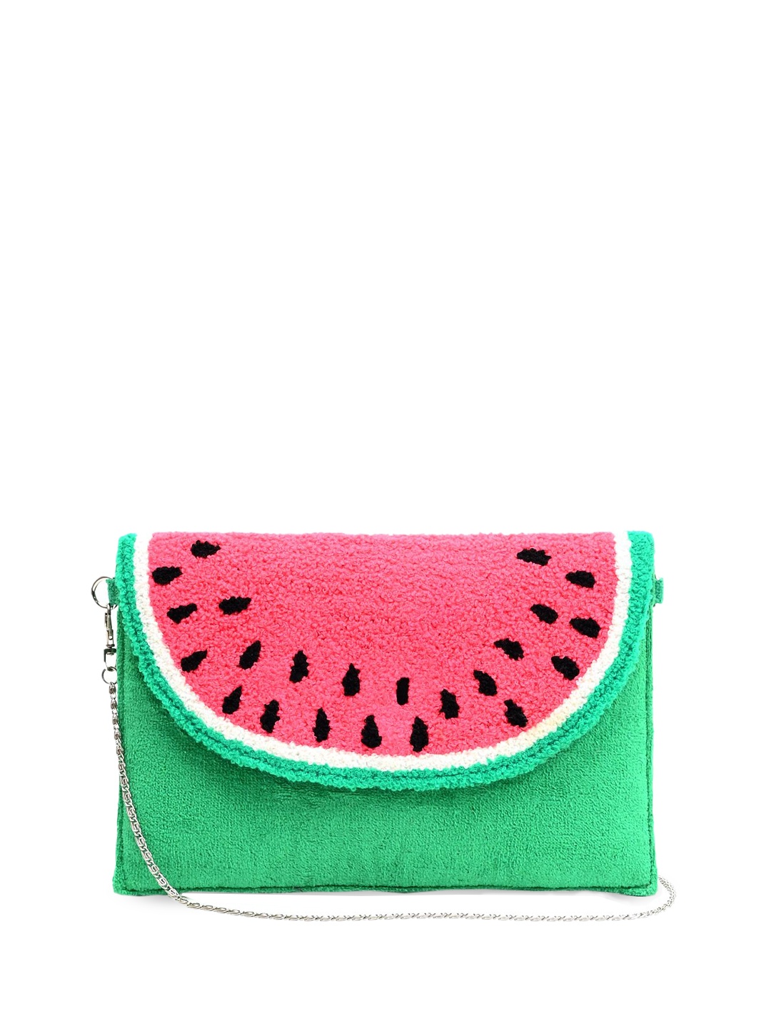 

BohoGirl Embellished Swagger Sling Bag, Green