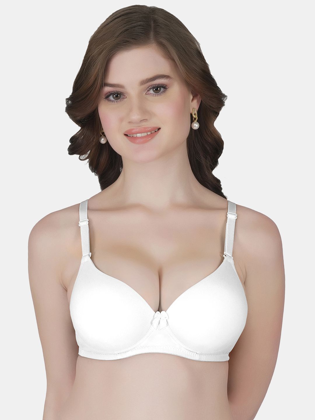

Joomie Bra Medium Coverage Heavily Padded Non-Wired, Off white