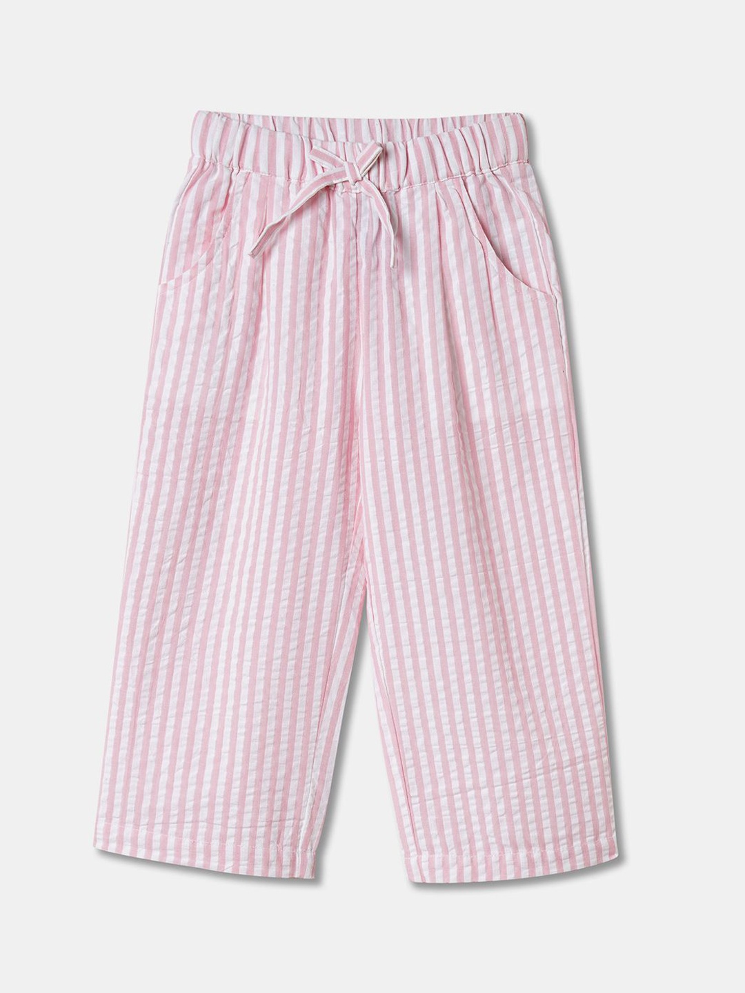 

R&B Girls Striped Trouser, Pink