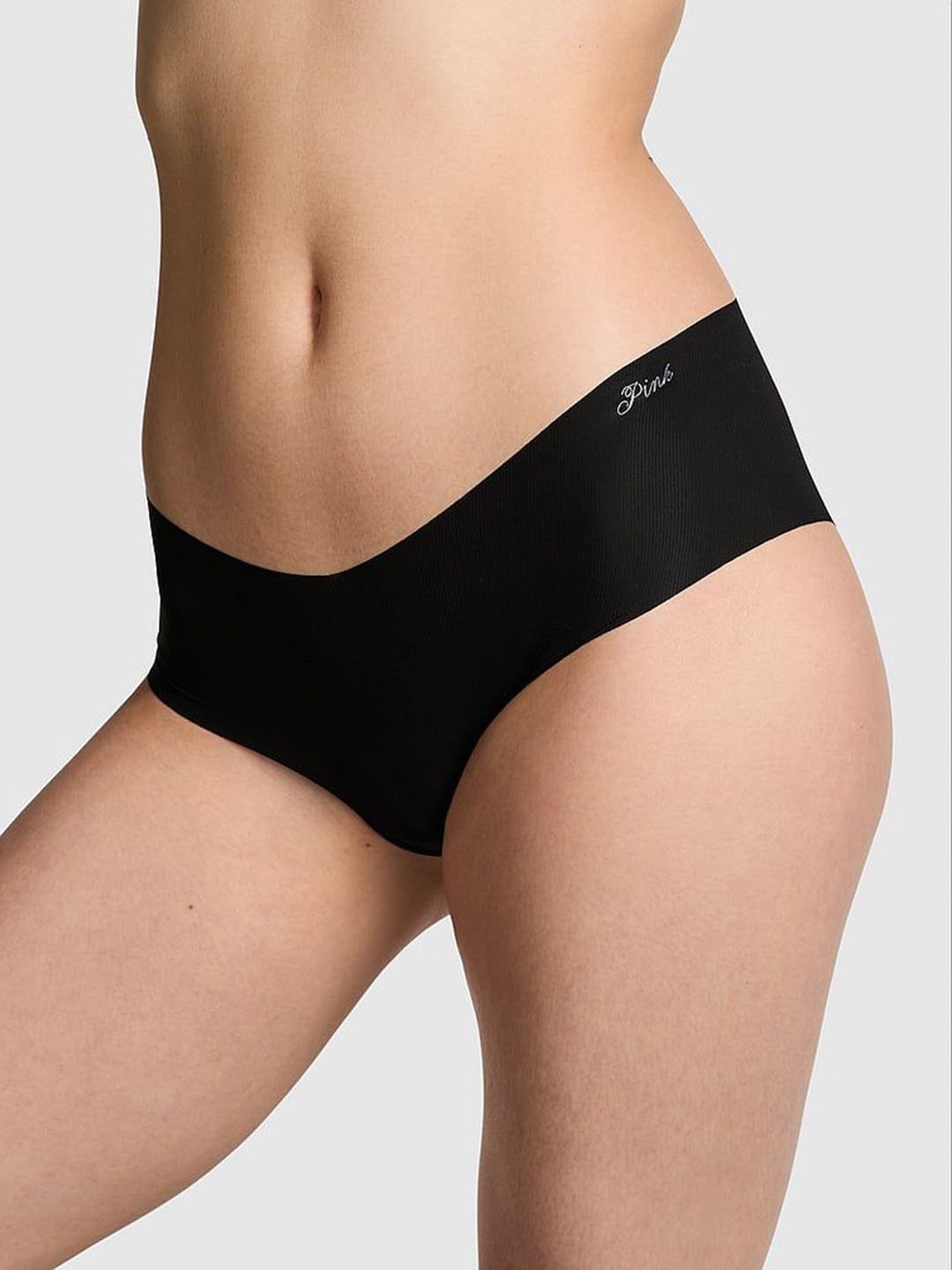 

Victoria's Secret Pink Low-Rise Basic Briefs 112447342ZUO, Black