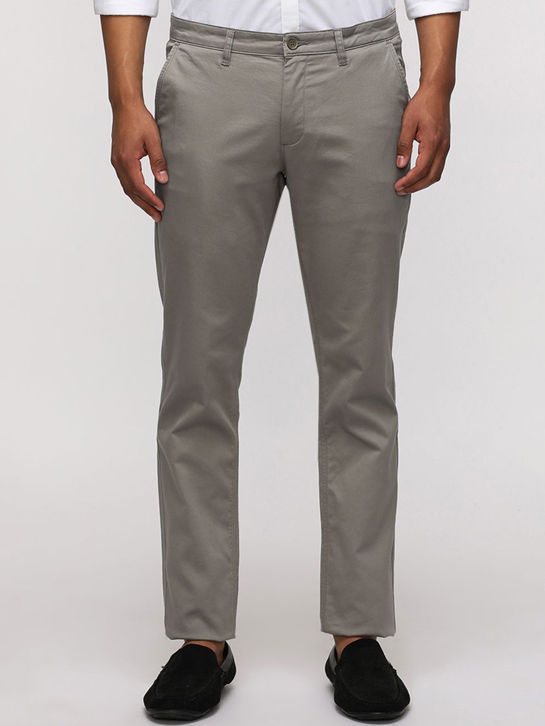 

Crocodile Sport Men Slim Fit Mid-Rise Easy Wash Trousers, Beige