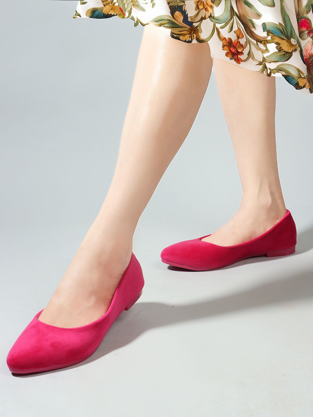 

Lavie Women Ballerinas Pointed Toe Flats, Magenta