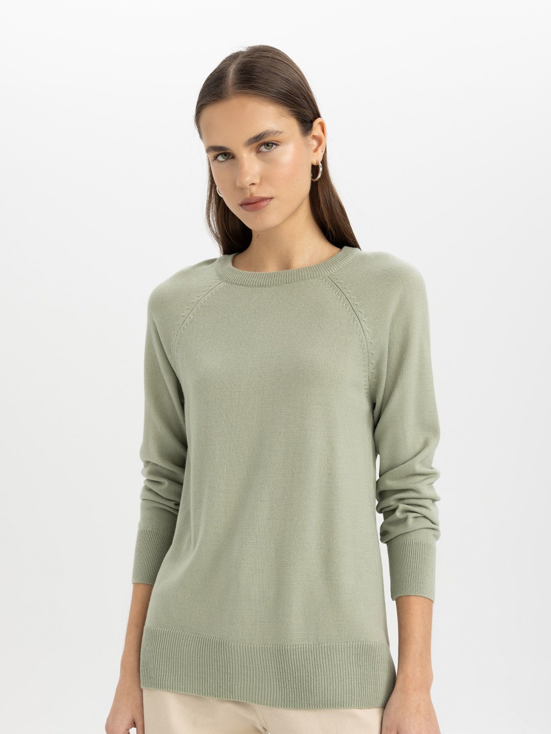 

DeFacto Women Pullover, Green