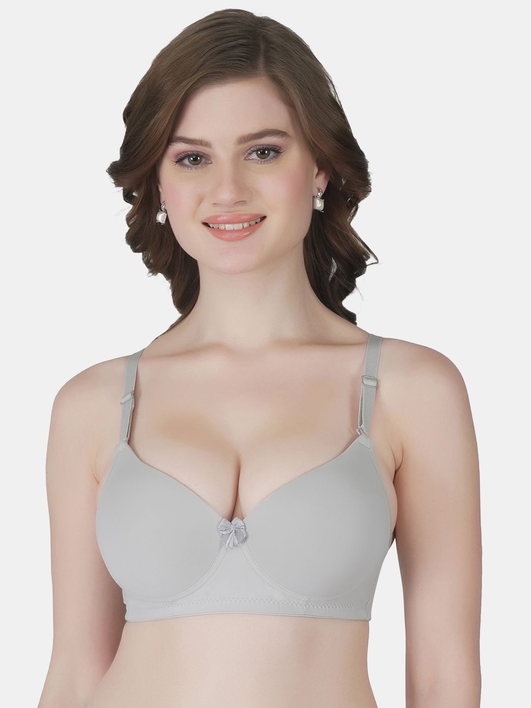 

Joomie Bra Medium Coverage Heavily Padded, Grey