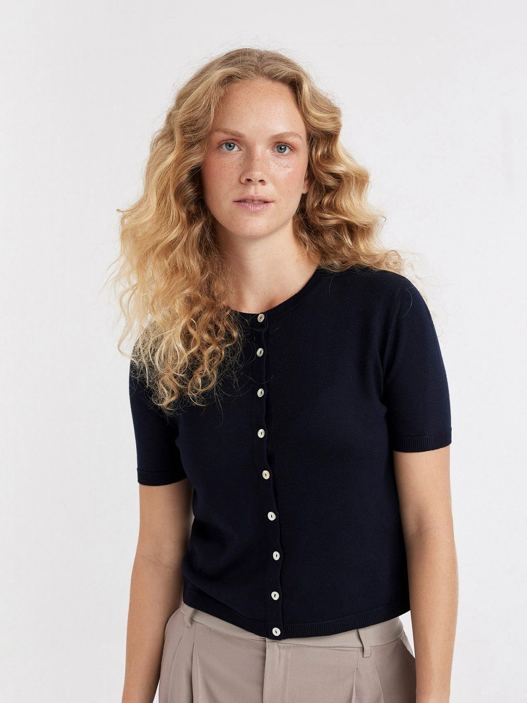 

DeFacto Women Cardigan, Navy blue