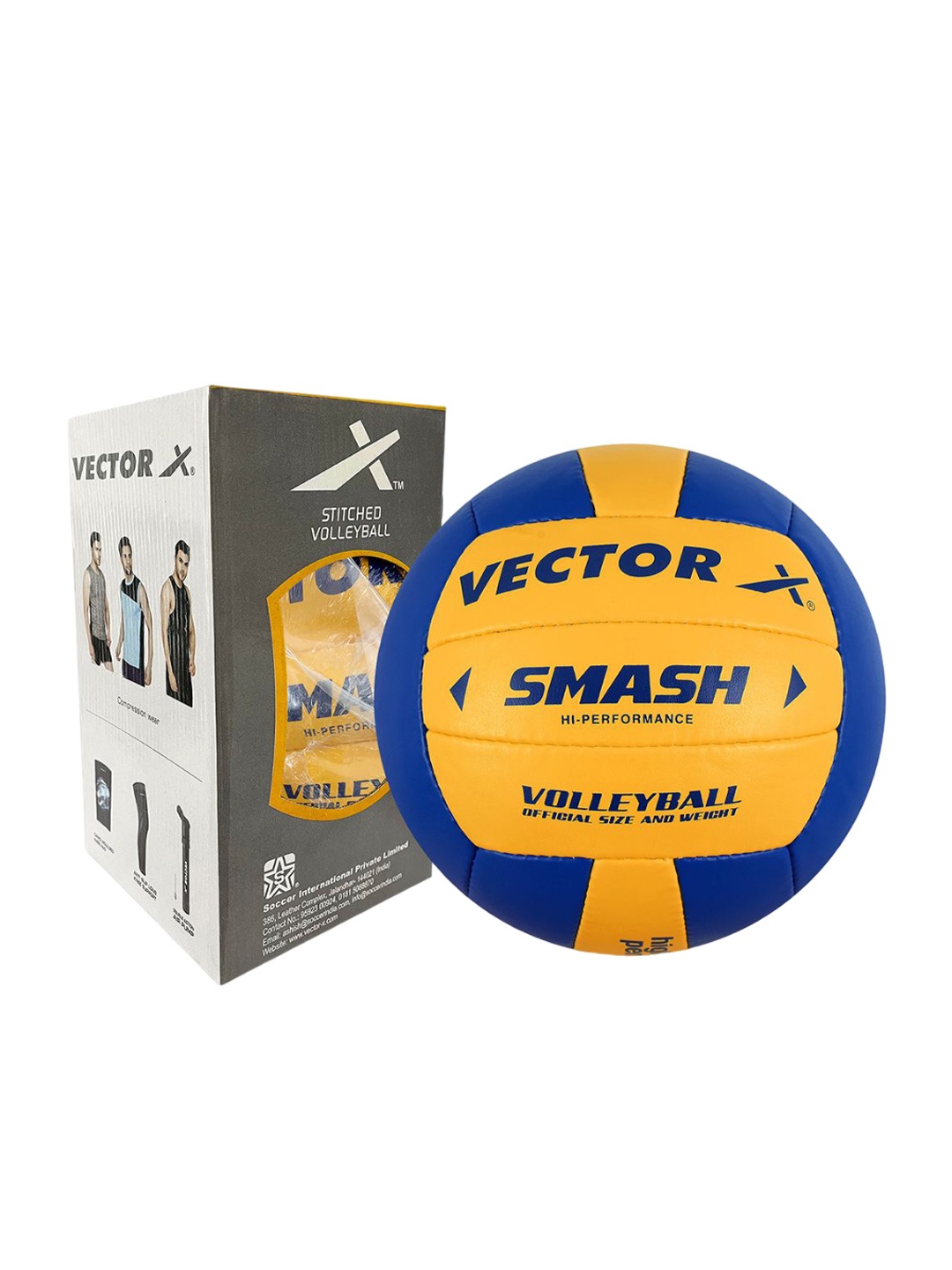 

VECTOR X Printed Waterproof Volleyballs, Blue