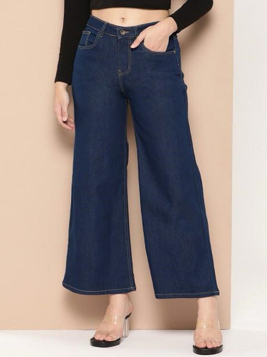 

Perfect Outlet Women Boyfriend Fit High-Rise Jeans, Navy blue