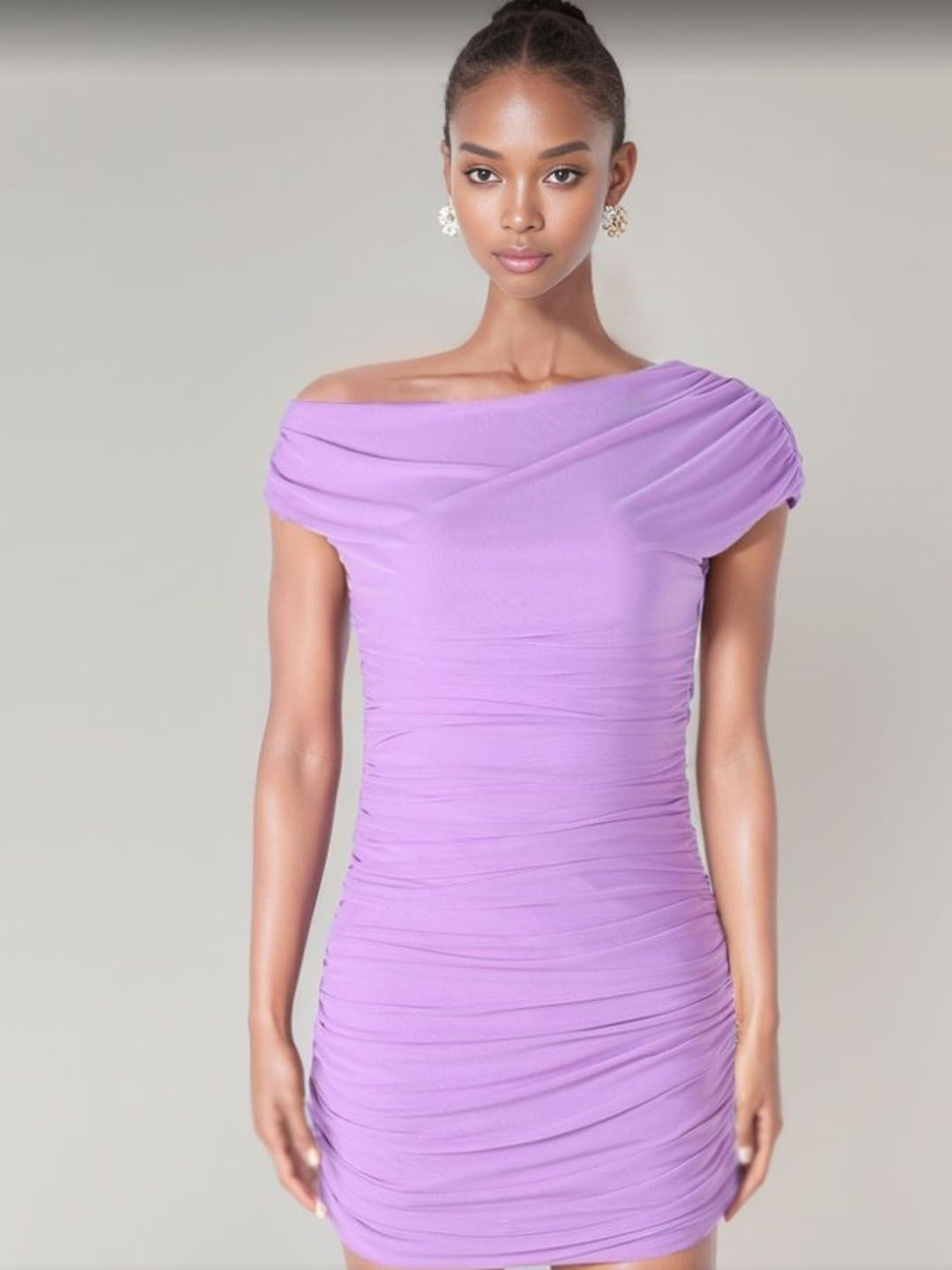 

StyleCast Print Georgette A-Line Dress, Purple