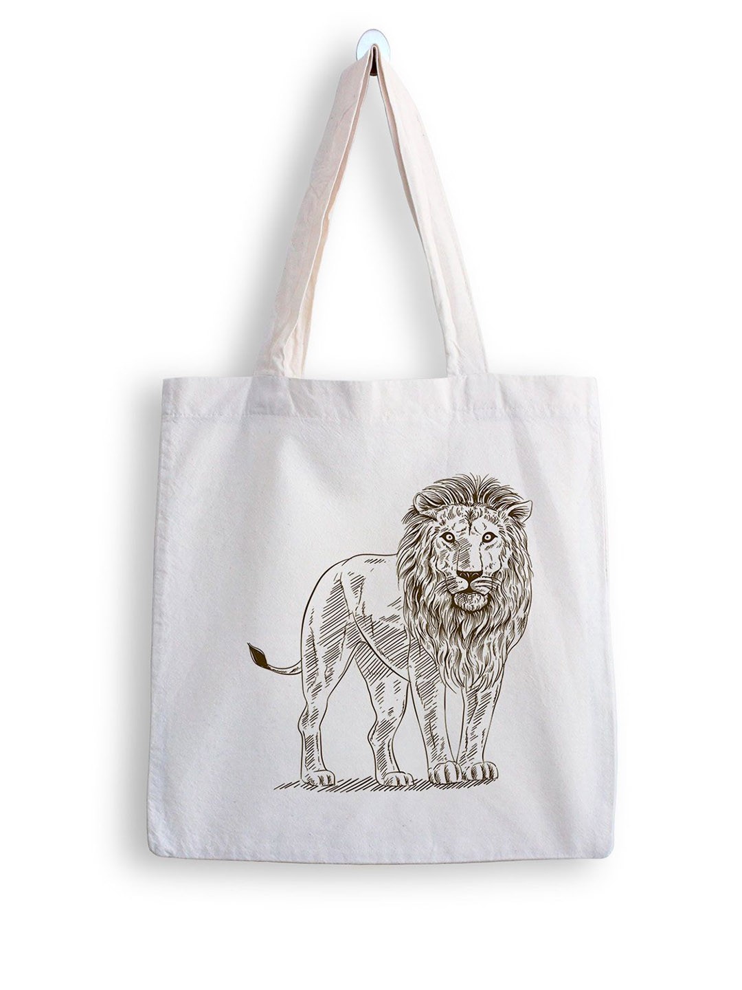 

ARTBUG Printed Shopper Tote Bag, White