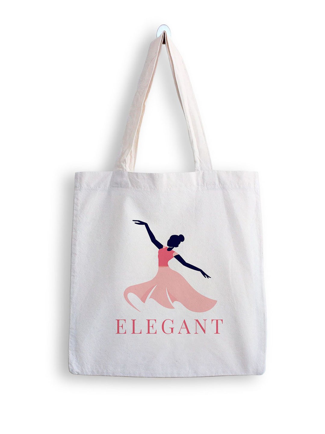 

ARTBUG Printed Shopper Tote Bag, White