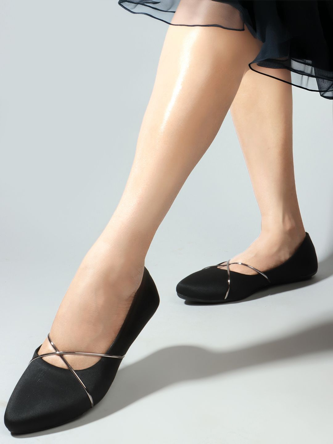 

Lavie Women Party Ballerinas Flats, Black