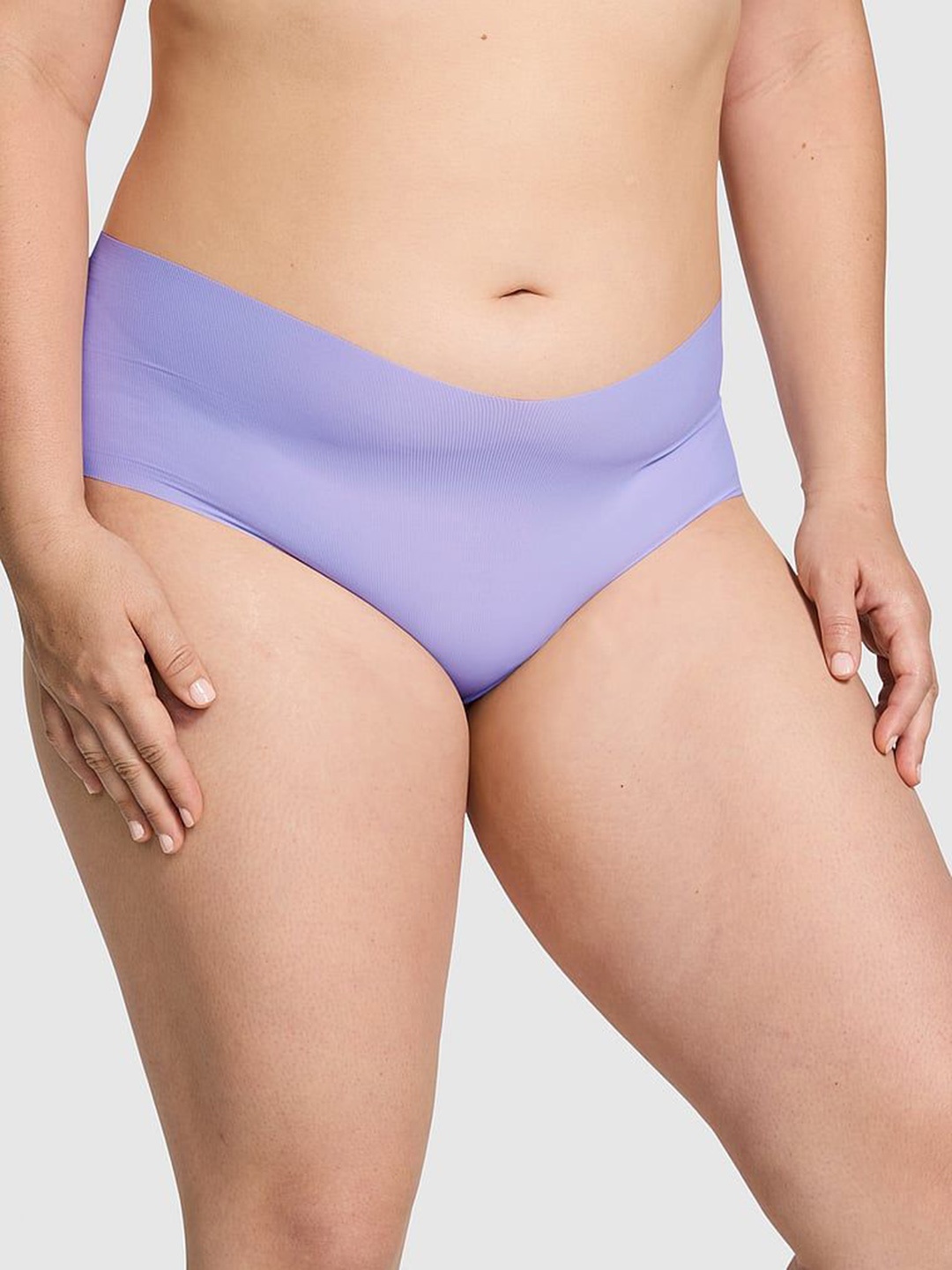 

Victoria's Secret PINK Seamless Low-Rise Basic Briefs 112447342O2K, Purple