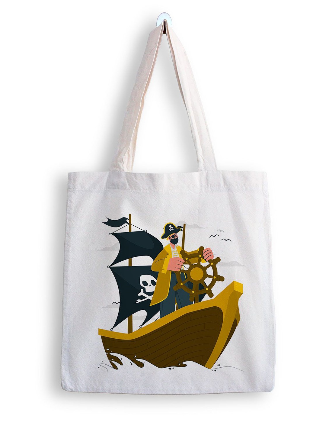 

ARTBUG Printed Shopper Tote Bag, White