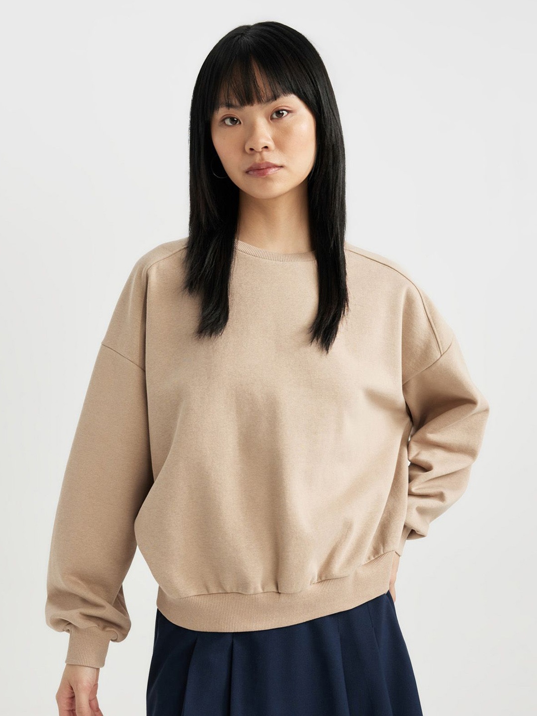 

DeFacto Women Pullover, Brown