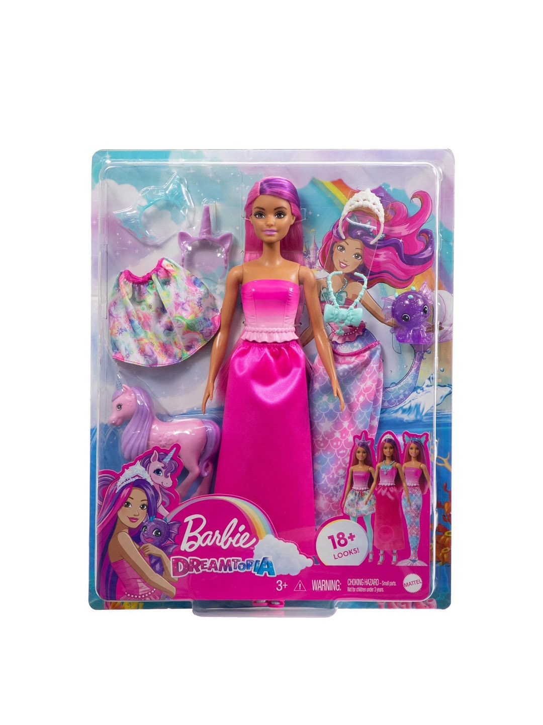 

Barbie Set of 2 Doll Soft Toys and Dolls, Pink